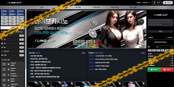 먹튀사이트 튠업 먹튀검증