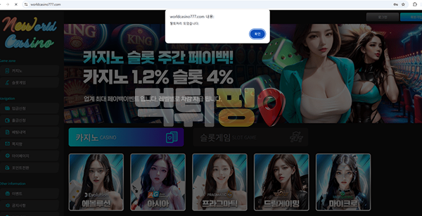 뉴월드카지노 먹튀 확정 증거자료