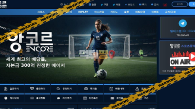 먹튀사이트 앙코르 먹튀검증