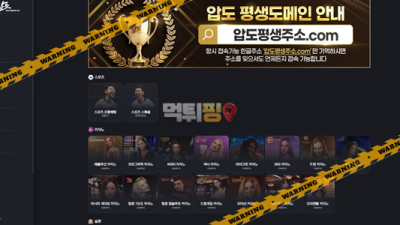 먹튀사이트 압도 먹튀검증