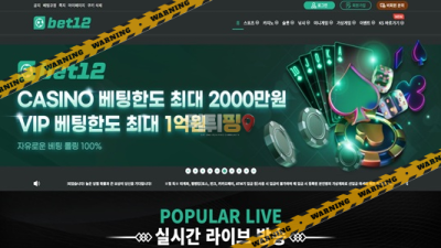 먹튀사이트 벳12 먹튀검증