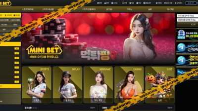 먹튀사이트 미니벳 먹튀검증