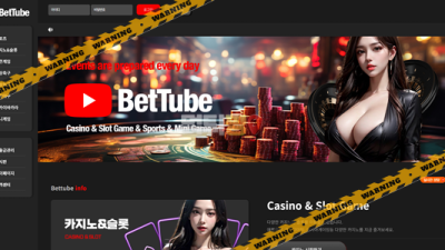 먹튀사이트 벳튜브 먹튀검증