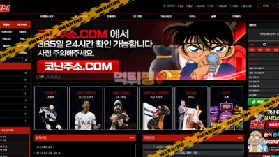 먹튀사이트 코난 먹튀검증