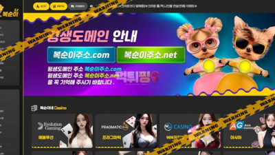 먹튀사이트 복순이 먹튀검증