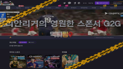 먹튀사이트 G2G 먹튀검증