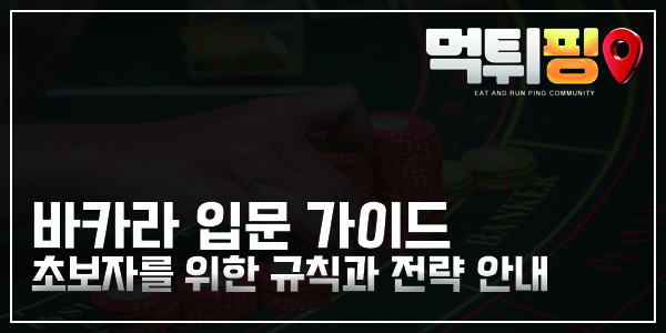 먹튀핑 바카라 입문 가이드 썸네일